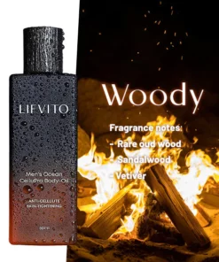 Alternative view of LIFVITO Spruce Men’s Ocean CelluPro Body-Oil