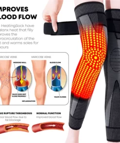 Alternative view of KNEEPRO Tourmaline SelfHeating Acupressure KneeSleeve