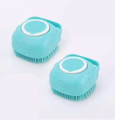 🧼🧼Bathroom 🐶Dog Cat🐱 Bath Brush Massage Gloves Soft Safety Silicone Comb Pet Accessories❤️❤️