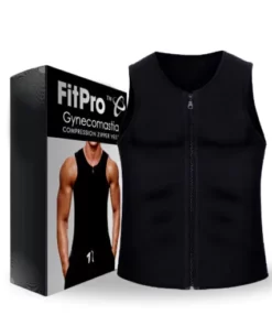 FitPro™ Gynecomastia Compression Zipper Vest
