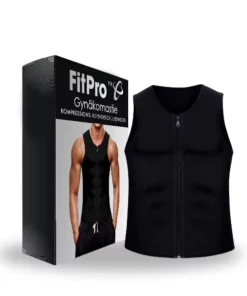 FitPro™ Gynäkomastie Kompressions Reißverschlussweste