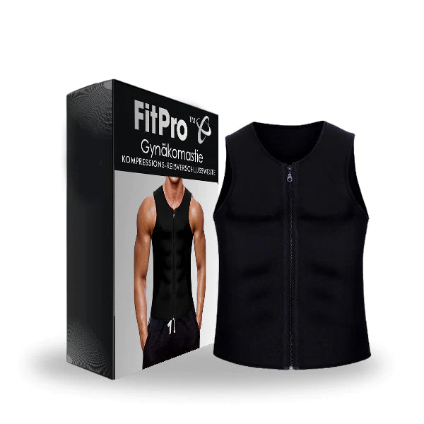 FitPro Gynkomastie Kompressions ReiAverschlussweste
