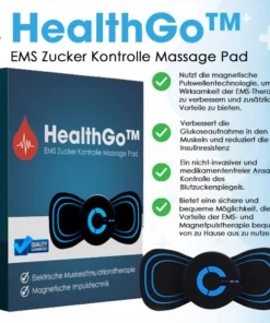 HealthGo™ EMS Zucker Kontrolle Massage Pad