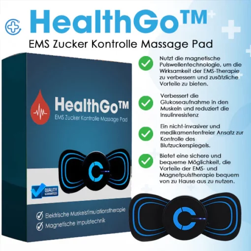 HealthGo™ EMS Zucker Kontrolle Massage Pad