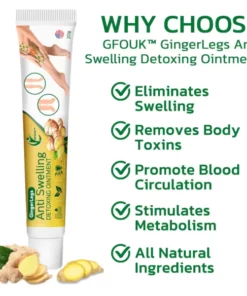 Alternative view of GFOUK GingerLegs Anti Swelling Detoxing Ointment