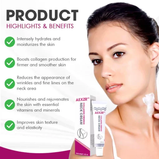 AEXZR™ Collagen Firming Neck Cream - Image 6