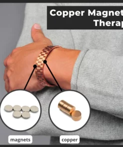 Mens Copper Magnetic Therapy Bracelet