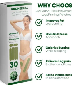 Alternative view of ProHerbal CelluliteReduction LegsFirming Patches