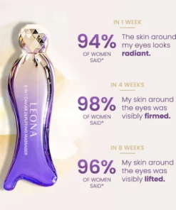 Alternative view of LEONA 2in1Caviar Depuffing Eye Massager