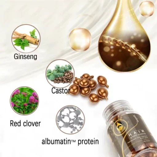 Ginproth natural plant hair growth capsule essential oil - Image 5