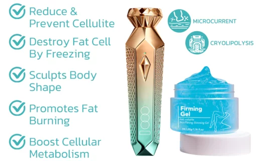 GFOUK™ Microcurrent Cryolipolysis Mini masaje-gailua - 9. irudia