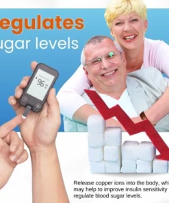 Alternative view of CopperHeal SugarDown Therapeutic Bracelet