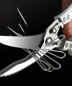 Stainless Steel Bone-Cut Kitchen Scissors