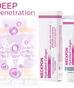 Alternative view of flysmus™ Spain NECKPON Hydrolized Collagen Neck Cream