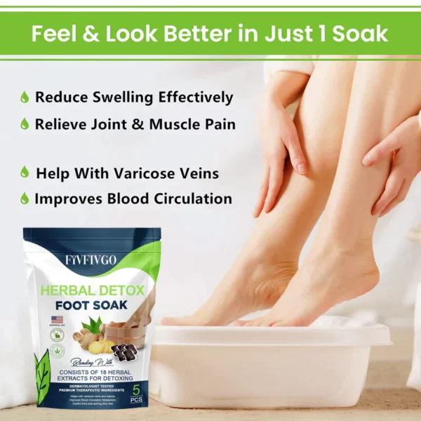 Fivfivgo Herbal Detox Foot Soak Beads