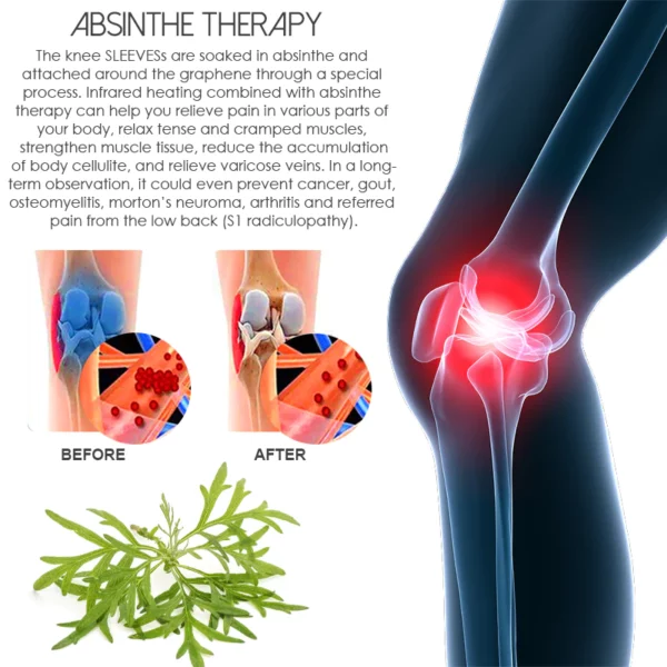 Ricpind ProTourmaline SelfHeating AcupressureKnee Sleeve