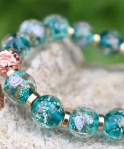 Alternative view of Noctilucous ™ Night pearl lymph Bracelet