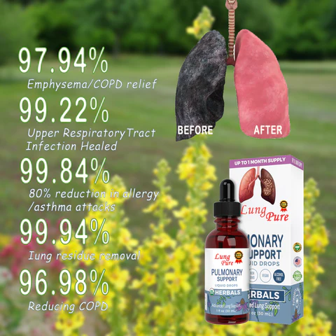 LungPure® PRO Dendrobium eta Mullein Extract - Biriketako laguntza indartsua eta garbiketa eta arnasketa - 3. irudia