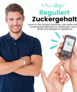 Alternative view of Oveallgo™ Apus Ultimativ Ion Therapeutisches SugarDown Titan Armband