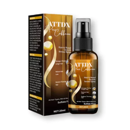 ATTDX PureCaffeine HairBeard Growth SerumSpray