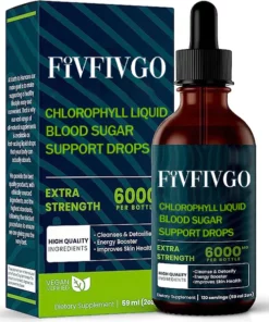 Fivfivgo™ Chlorophyll Liquid Natürliche Detox- und Blutzucker-Unterstützungstropfen