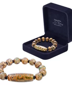 Maya Treasure Dzi Beads Feng Shui Bracelet
