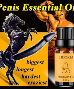 Mens energy strengthening massage oil