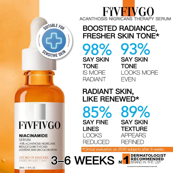 Fivfivgo Advanced Skin Brightening Serum zur Entfernung von Melanose und dunklen Flecken