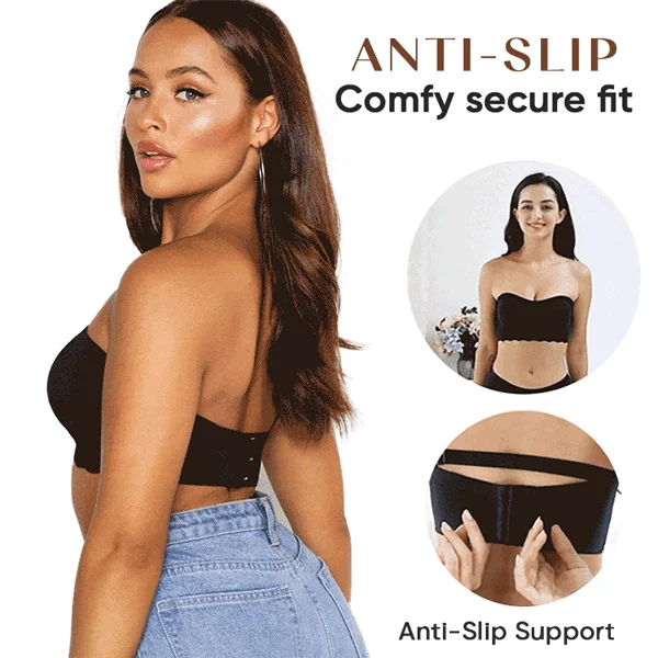 Spring Sale  Plus size Sexy Strapless Invisible Push Up Bra