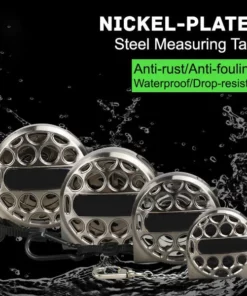 Stainless Steel Anti-corrosion Retractable Metric Ruler