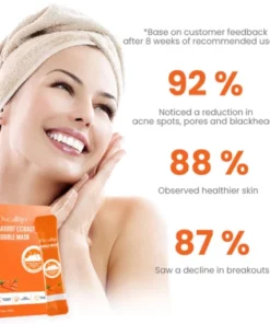 Alternative view of Oveallgo™ Carrot Pore Purifying Bubble Mask