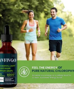 Alternative view of Juenow™ Chlorophyll Liquid Natural Detox and Blood Sugar Support Drops