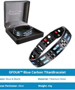Alternative view of CC™ Blue Carbon TitanBracelet