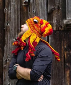 Alternative view of Handmade octopus knitted cap