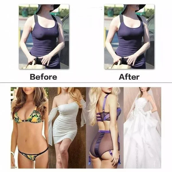 Spring Sale  Plus size Sexy Strapless Invisible Push Up Bra