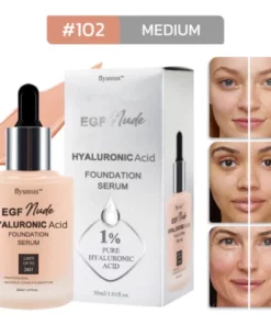 Alternative view of flysmus™ EGF Nude Hyaluronic Acid Foundation Serum