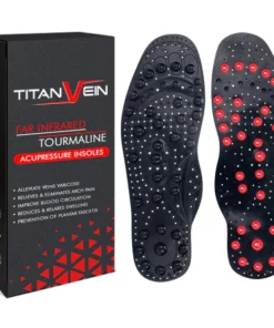 Peaufit TitanVein Far Infrared Tourmaline Acupressure Insoles