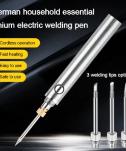 Alternative view of Lithium electric soldering iron pen