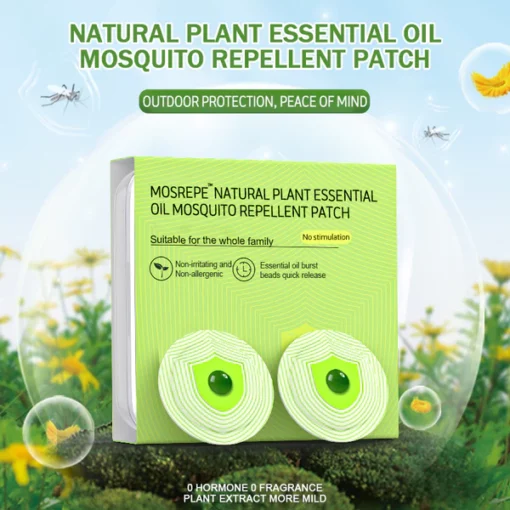 Mosrepe®Natural plant essential oil mosquito repellent patch