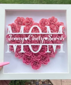 Mothers DayFlower Shadow Box