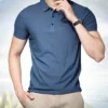 Mens Ice Silk Short Sleeve Polo Shirt