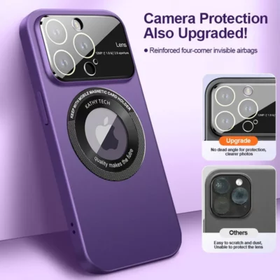 2023 New Big Vision Magnetic Charging iPhone Case