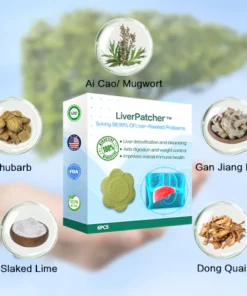 Alternative view of Liverpatcher™ powerful antioxidant liver detox cleansing patch