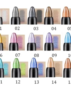 15 Colors Highlighter Eyeshadow Pencil Waterproof Glitter Eye Shadow Eyeliner Pen