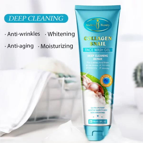SKCLEAN Anti-ageing Body & Face Cleansing Exfoliating Gel - Image 8
