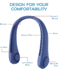 Alternative view of Ricpind Portable Neck Cooling Fan