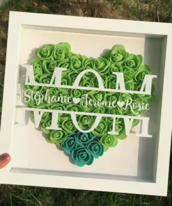 Alternative view of Mother’s DayFlower Shadow Box