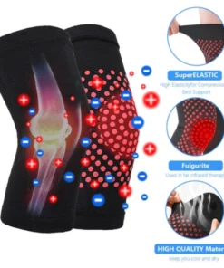 Alternative view of SfrCord® Fulgurite Ionic Body Shaping Stretch Knee Brace