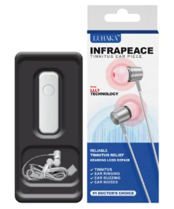 LUHAKA™ Infrapeace Red Light Therapy Ear Plugs
