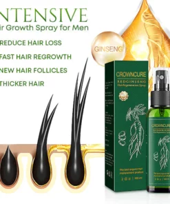 Alternative view of CrownCure™ RedGinseng HairRegeneration Spray